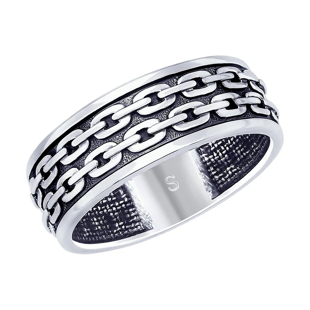 SOKOLOV кольцо из чернёного серебра 95010120
