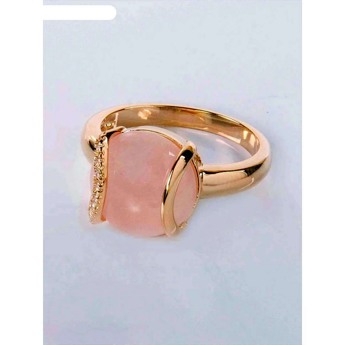 Соколов золотое кольцо с розовым кварцем