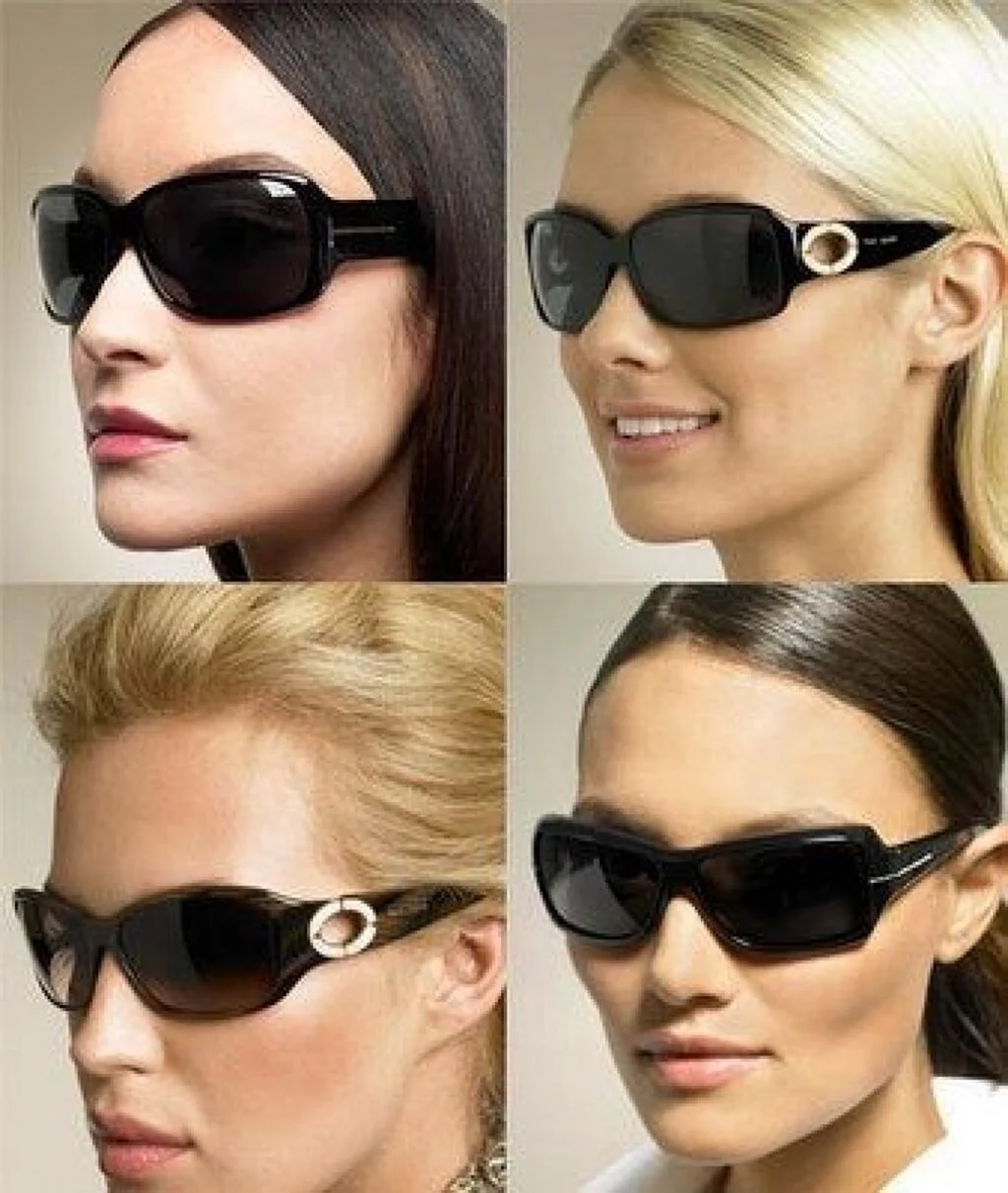 Солнечные очки для ромбовидного лица