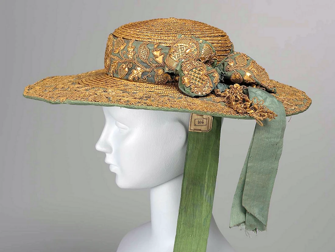 Соломенные мужские шляпы в Англии 19 века