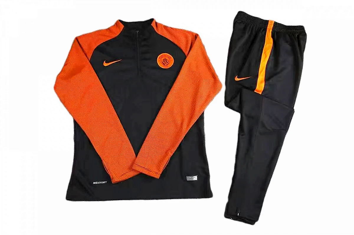 Спортивный костюм найк черно оранжевый