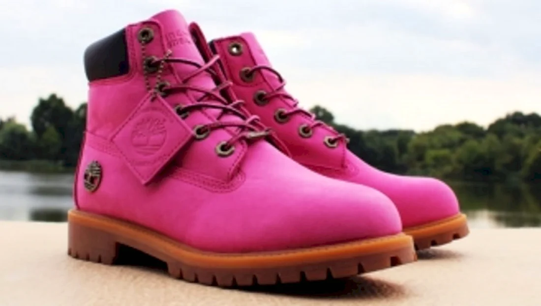 Тимберленд ботинки женские фуксия
