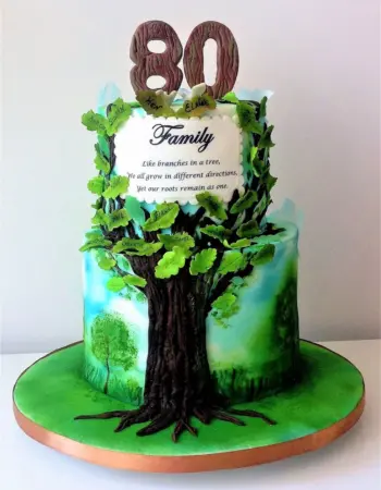 Торт в виде дерева