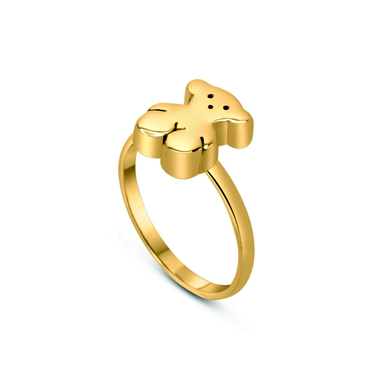 Тоус кольцо с мишкой золото