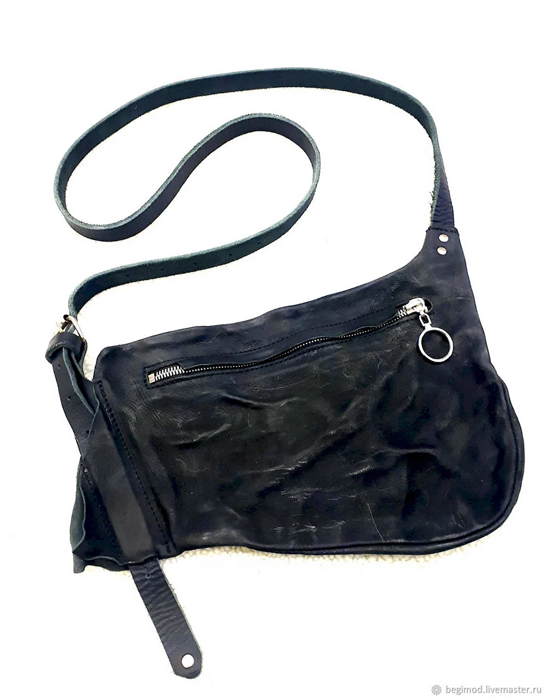Uterque сумка черная через плечо