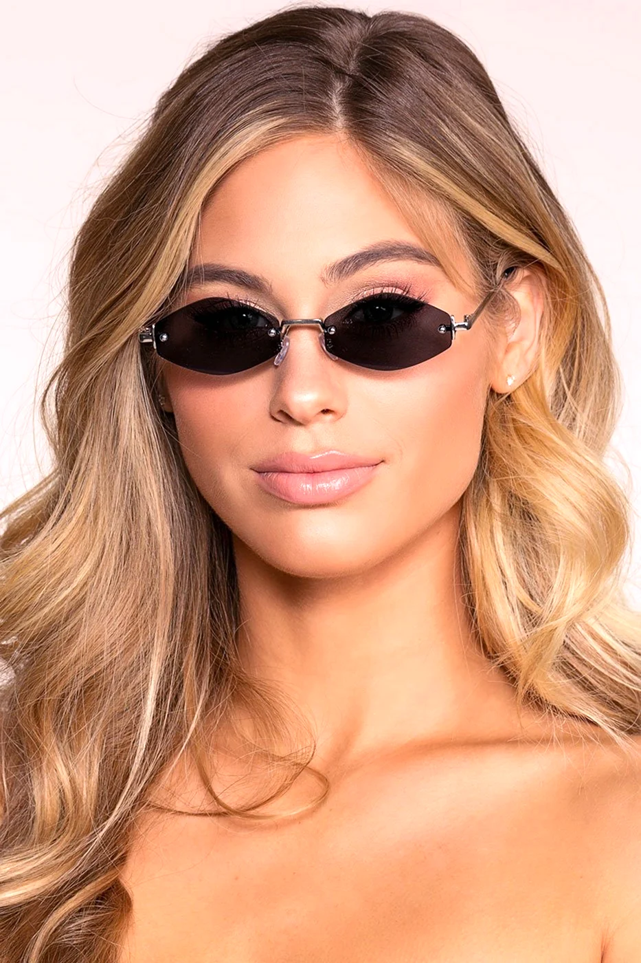 Узкие очки солнцезащитные женские