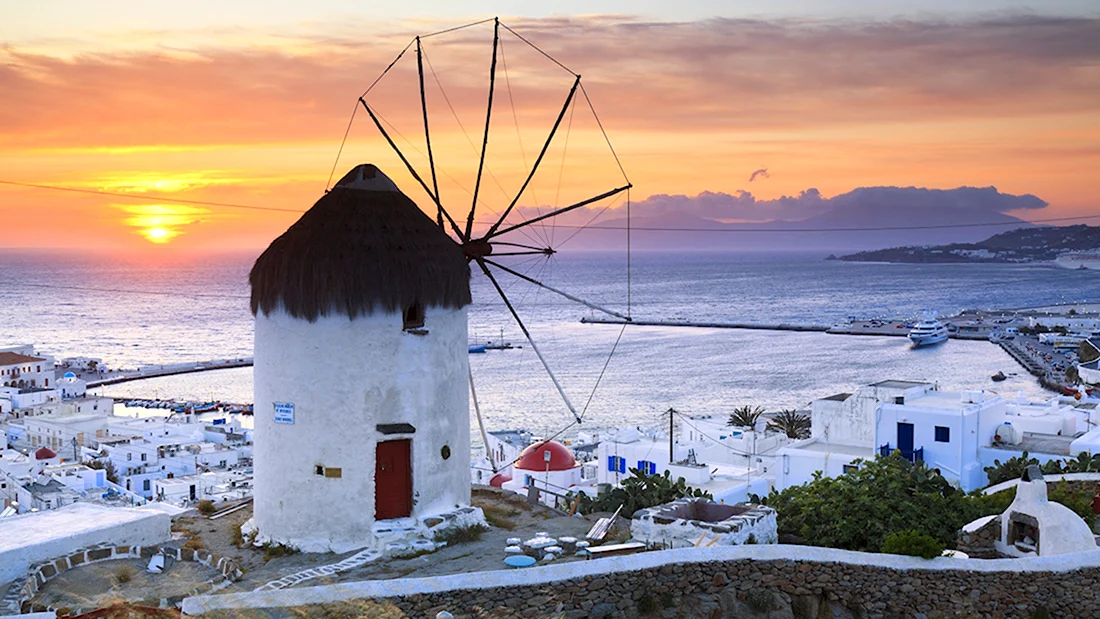 Ветряные мельницы острова Миконос