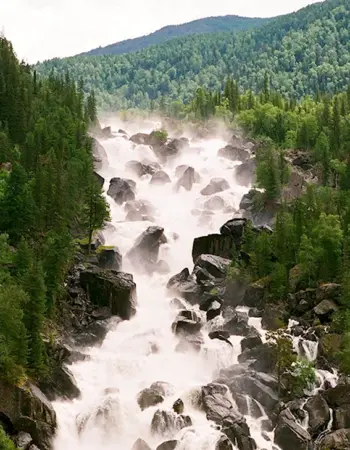 Водопад Учар Алтай