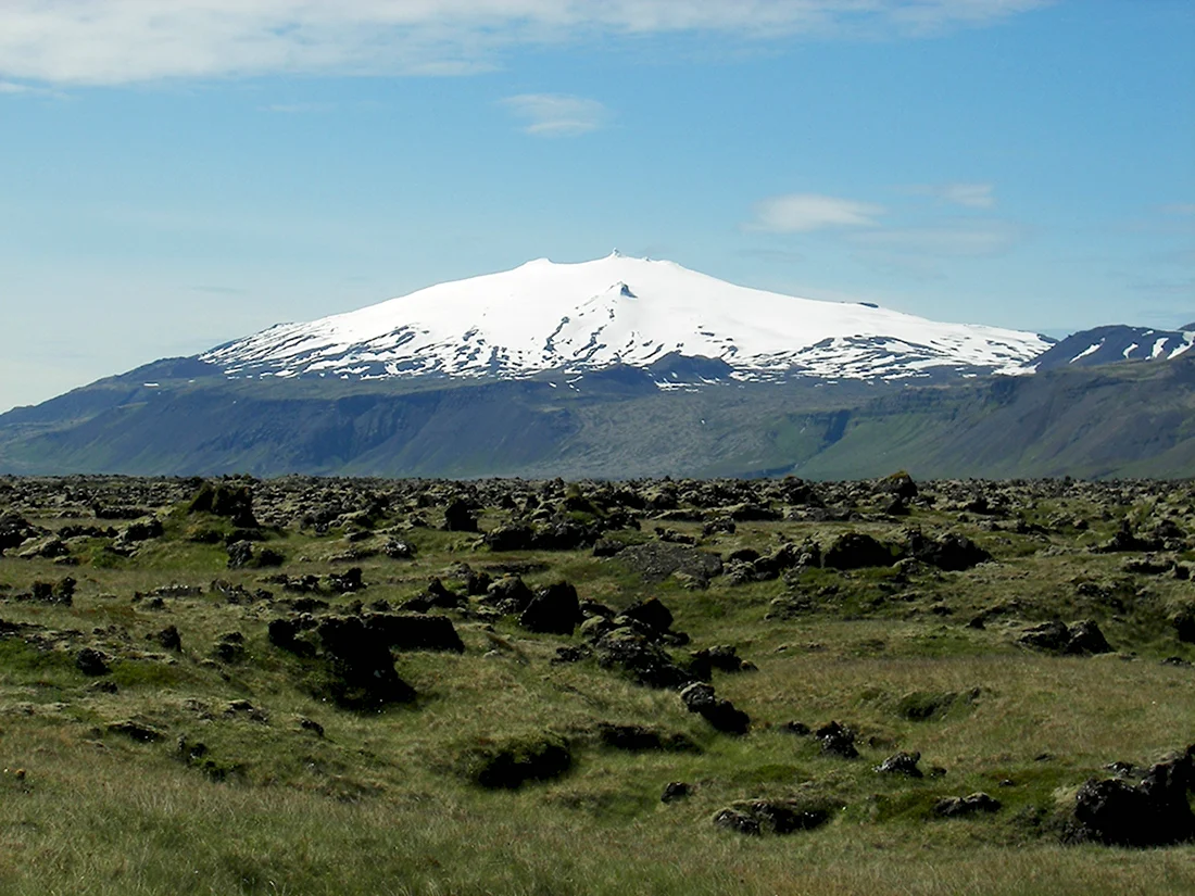 Вулкан Снайфедльс Исландии