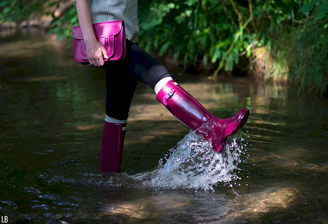 Water in Rubber Boots