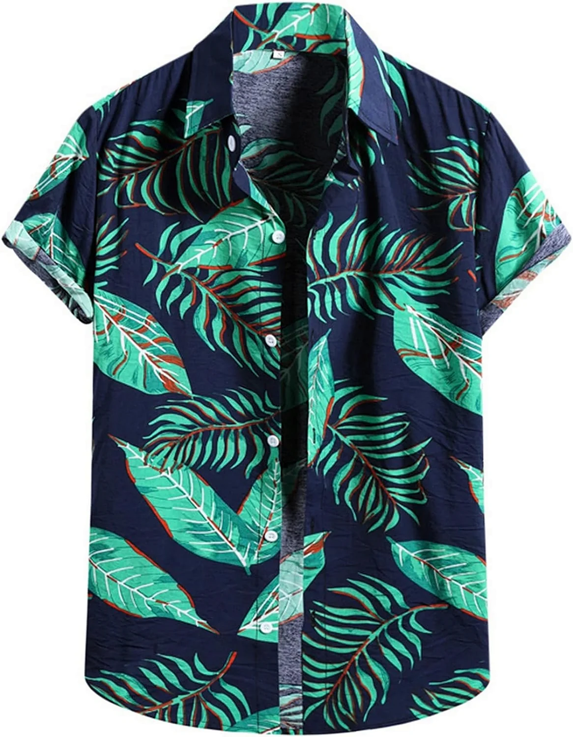 Зеленая Гавайская рубашка