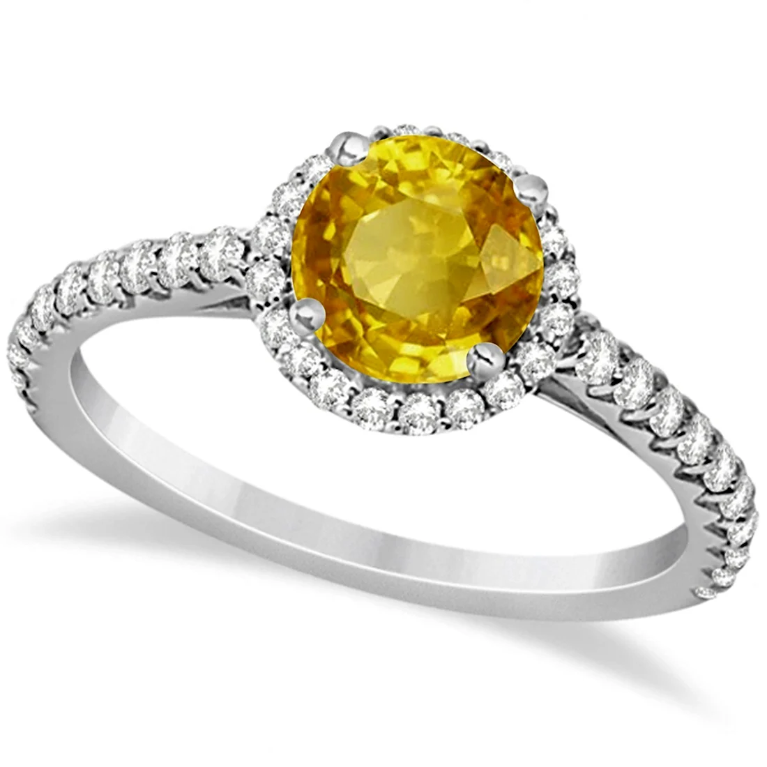 Желтый сапфир Sapphire кольцо