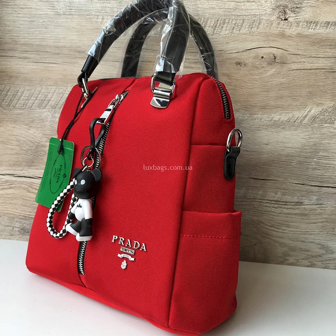 Женская сумка-рюкзак Prada