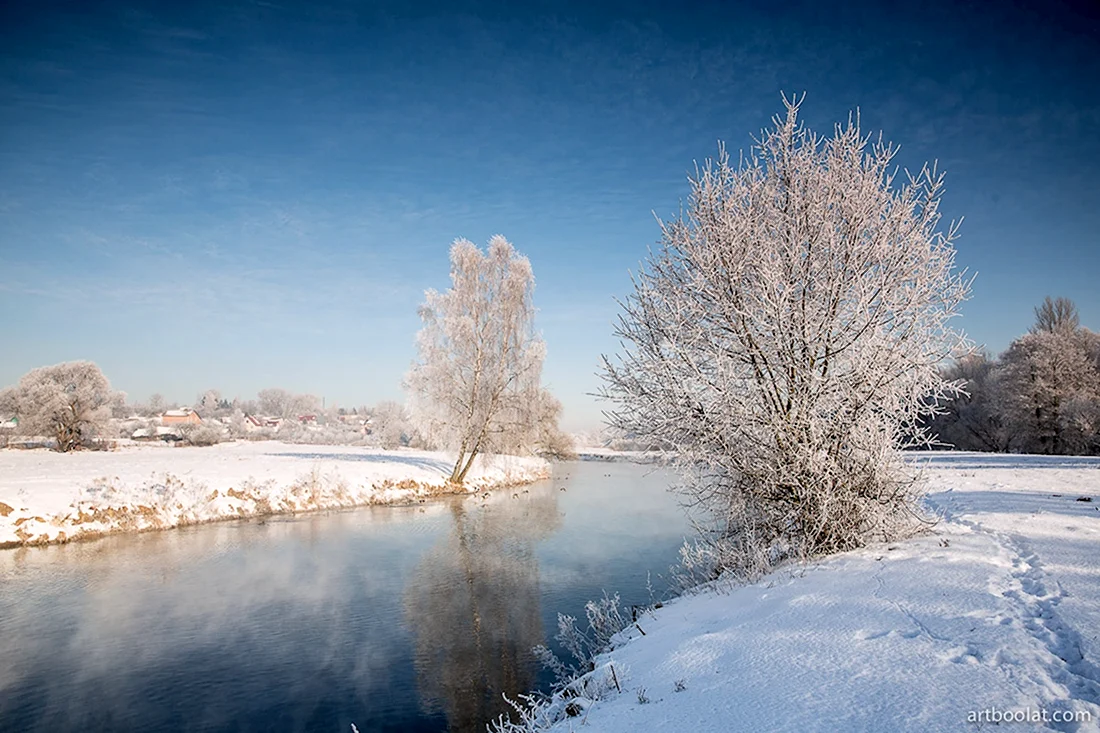 Зима природа Беларуси