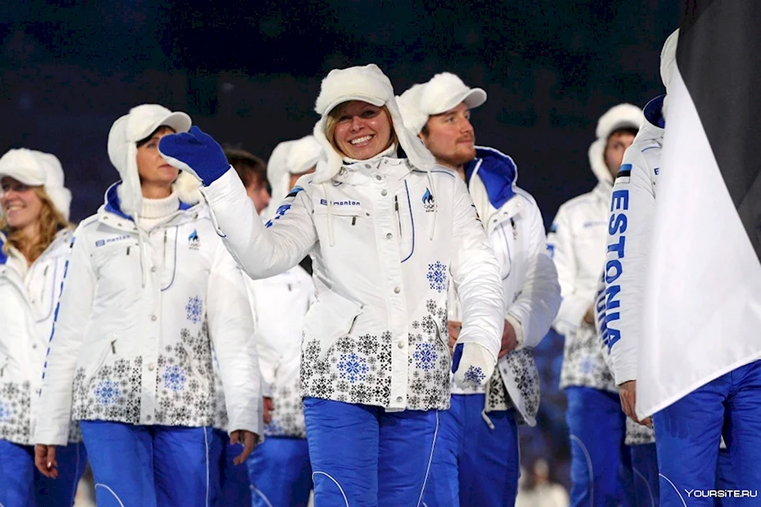 Зимние костюмы олимпийской сборной России 2010
