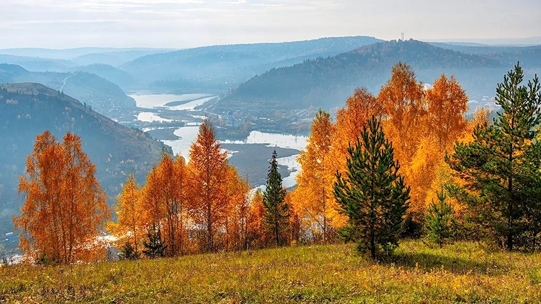 Золотая осень на Южном Урале