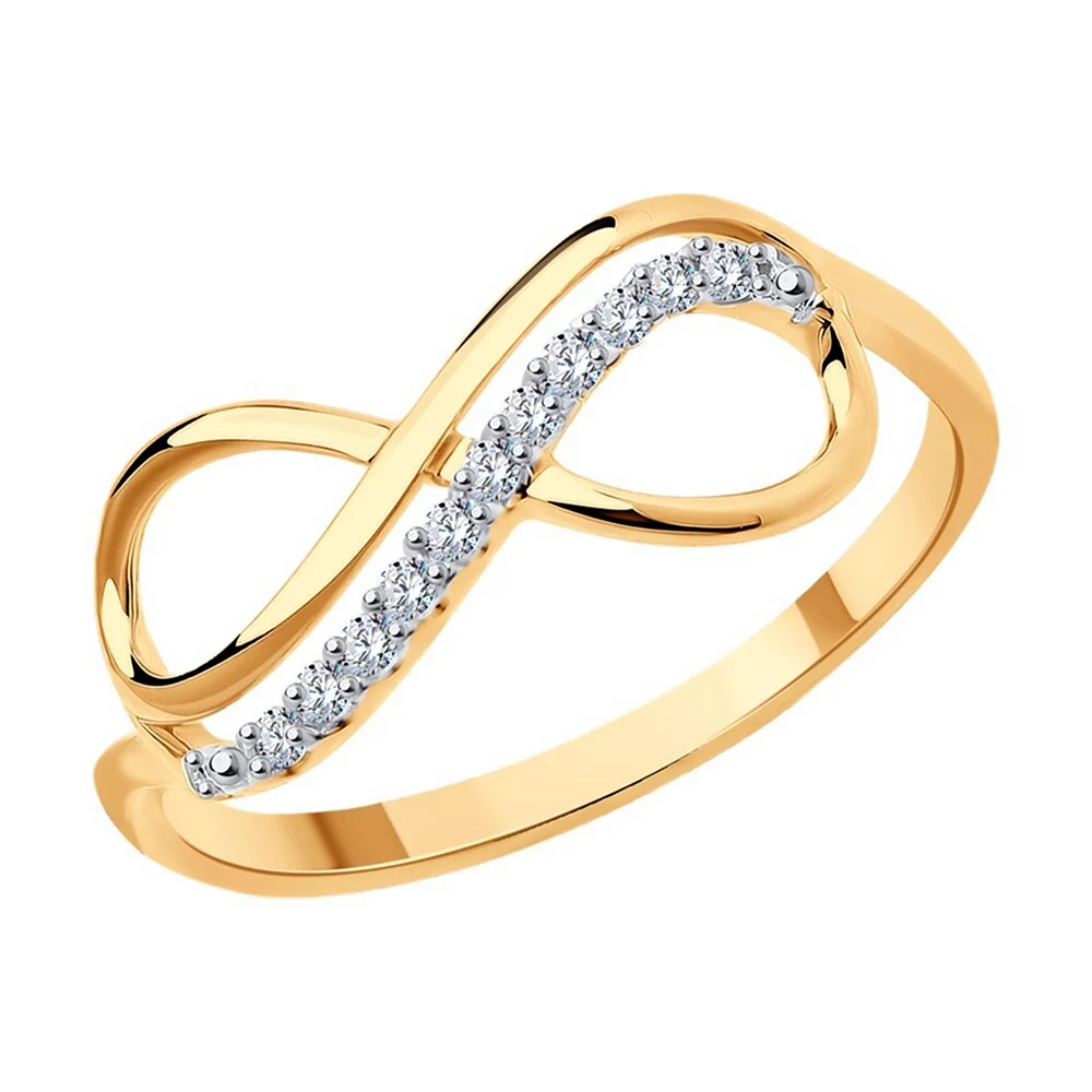 Золотое кольцо бесконечность 585 Соколов