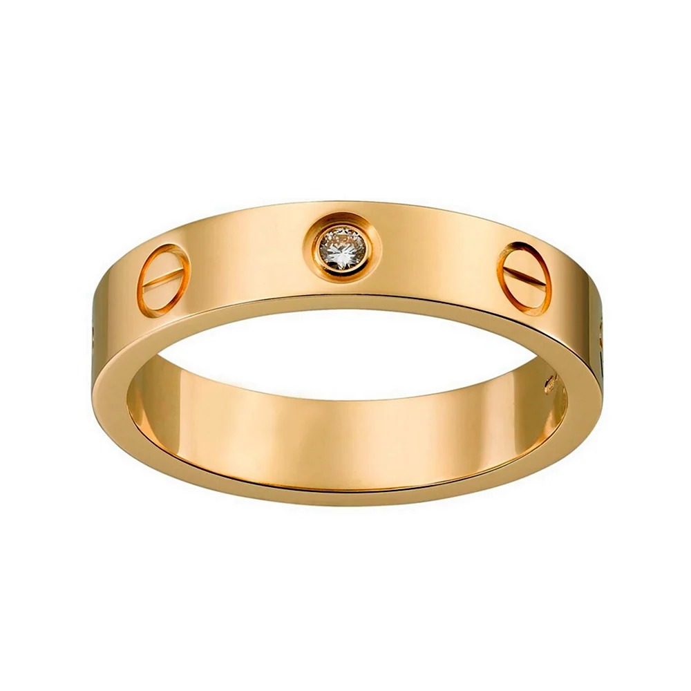 Золотое кольцо Картье