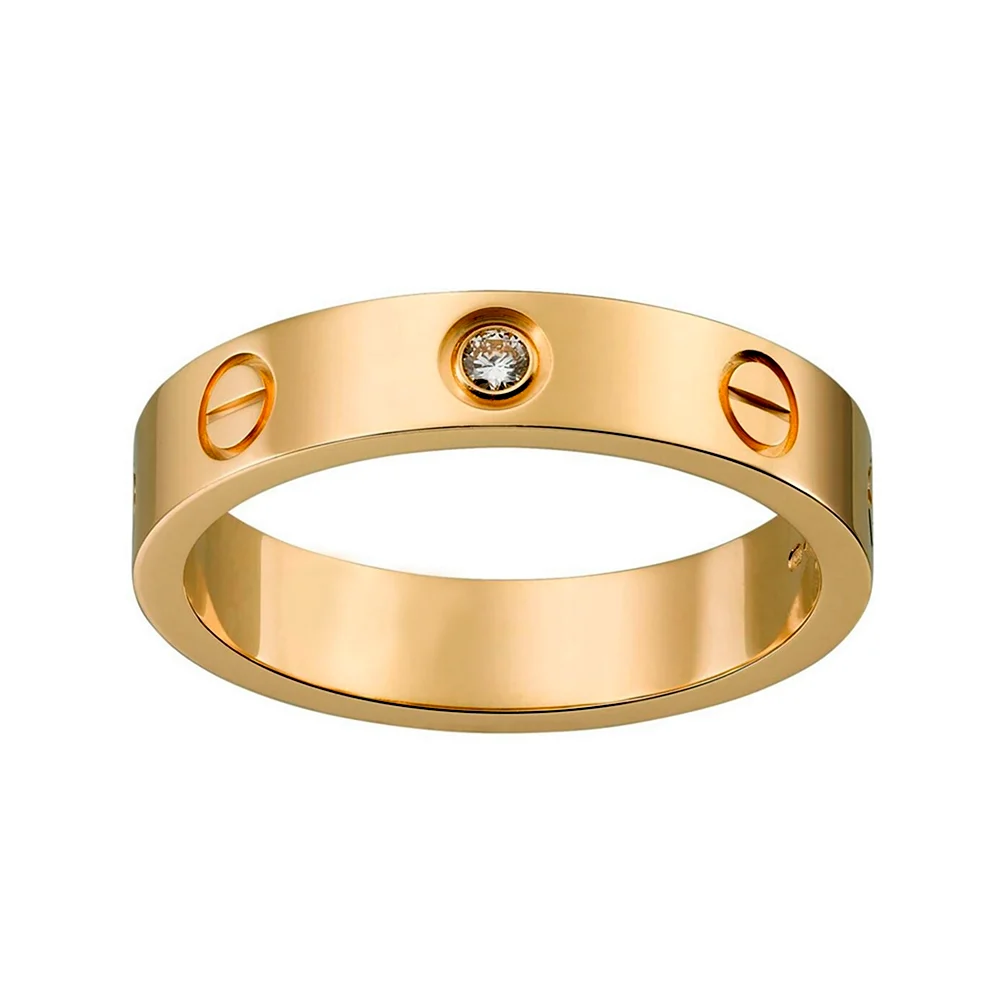 Золотое кольцо Картье