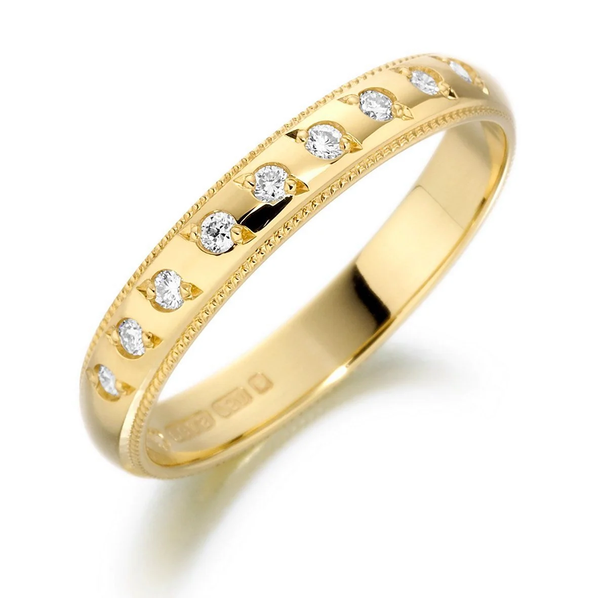 Золотое кольцо обручалка