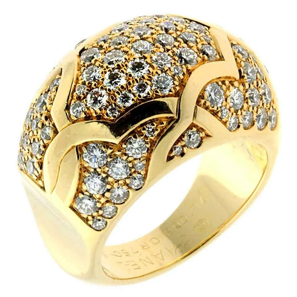 Золотое кольцо Шанель