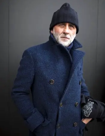 Navy Pea Coat Mens Style