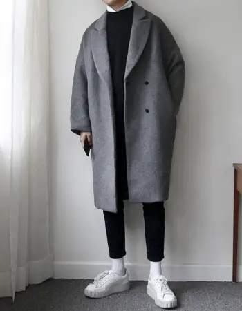 Oversize пальто мужское